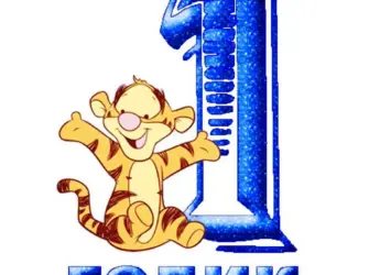 1 Годик мальчику. Открытка для мужчины
