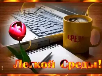 Доброе утро среда открытка