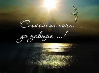 Доброй ночи открытка