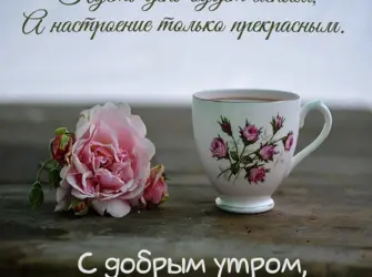Любимая доброе утро с Кипра слова открытка