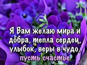 Мудрые пожелания с добрым утром. Открытка для женщины