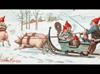 Новогодняя открытка открытка