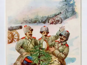 Новогодние открытки первой мировой войны открытка