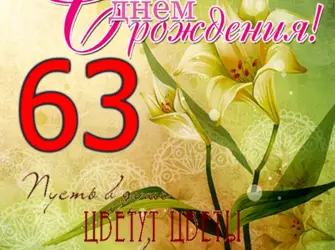 Открытка с днем рождения 63 года. Открытка для мужчины