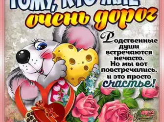 Поздравления с днём дружбы подруге. Открытка для женщины