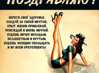 Прикольные поздравления с днем рождения. Открытка для мужчины