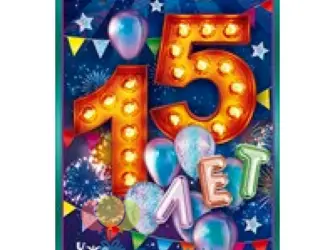 С днём рождения 15 лет. Открытка для мужчины