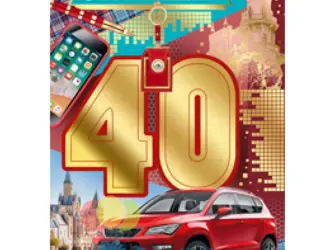 С юбилеем 40 лет мужчине. Открытка для мужчины