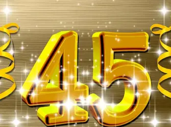 С юбилеем 45 мужчине. Открытка для мужчины