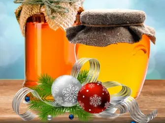 С новым годом пчеловоды. Открытка для мужчины