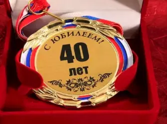 40 Лет день рождения. Прикольная открытка