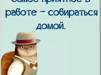 Афоризмы про работу. Прикольная открытка