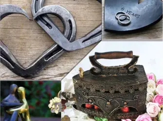 Чугунная свадьба. Свадебная открытка