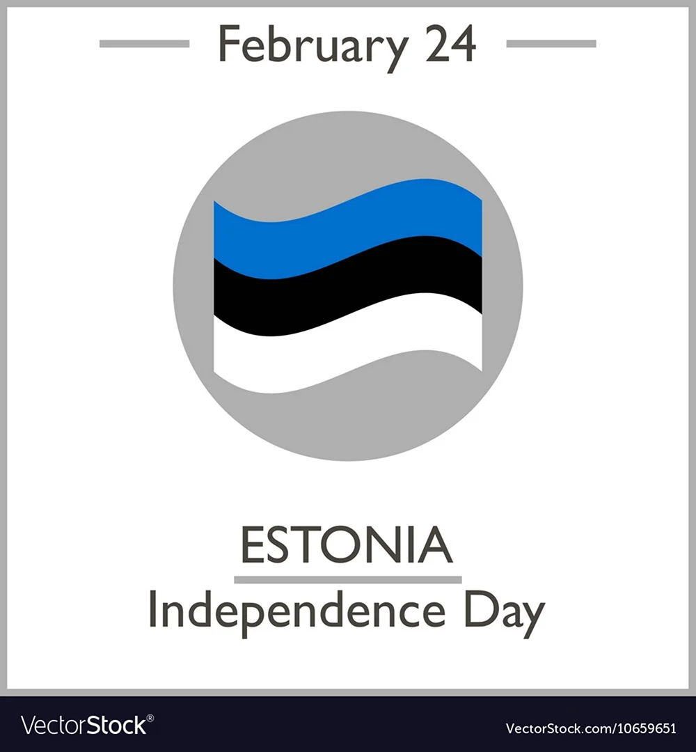 Estonia Independence Day. Поздравление на праздник