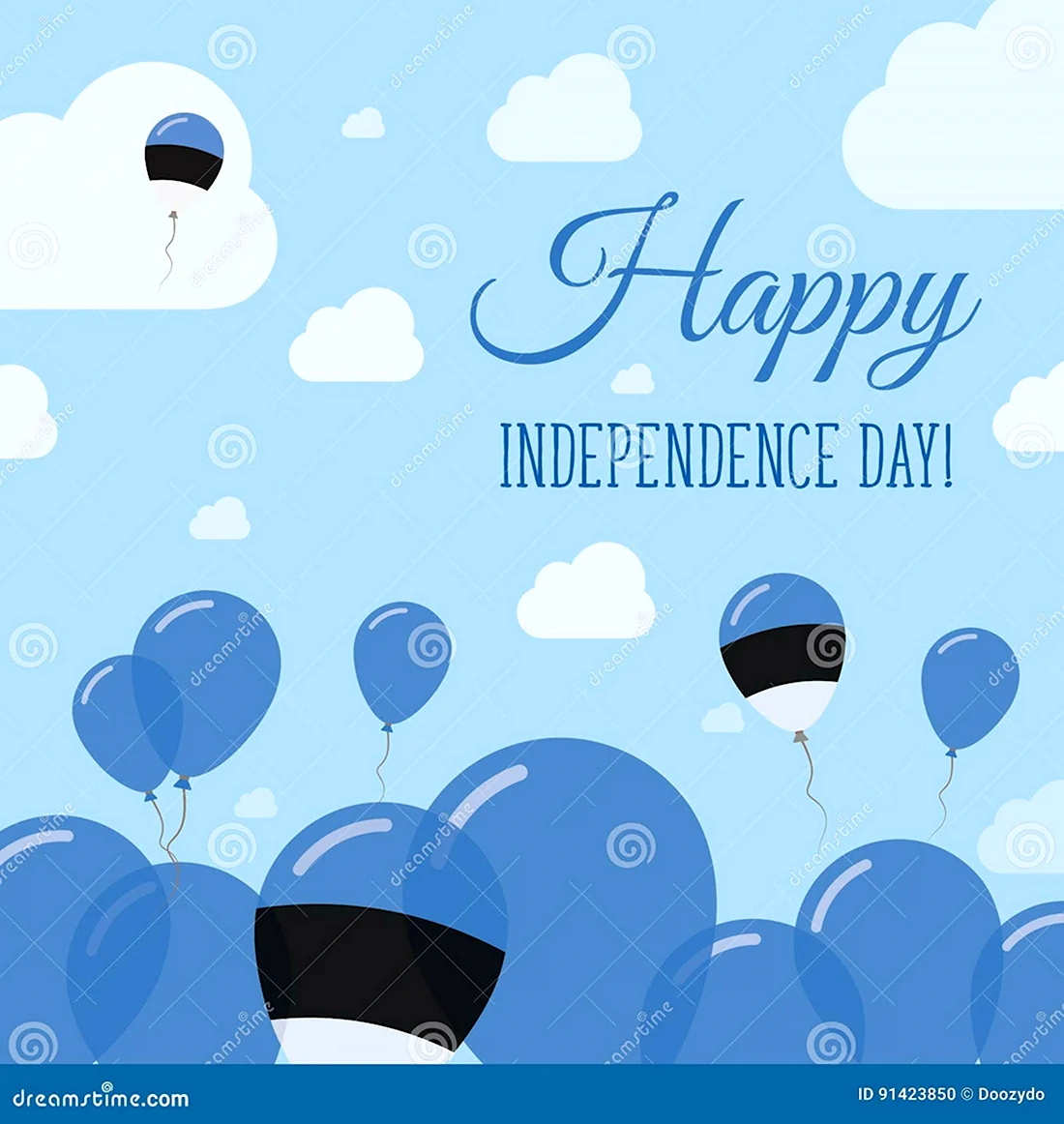 Happy Independence Day Estonia. Поздравление на праздник