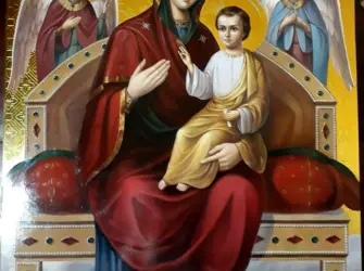 Икона Божией матери Всецарица открытка