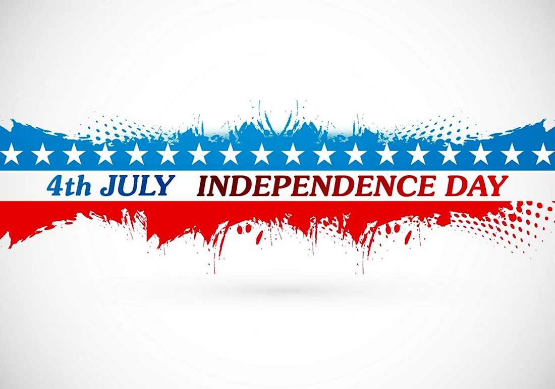 Independence Day Card. Поздравление на праздник