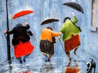 Картины художника des Brophy. Открытка с пожеланием