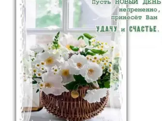 Красивые пожелания на новый день. Поздравление на праздник