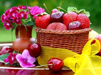 Летнее настроение. Открытка с пожеланием