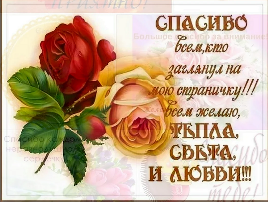 Открытки с благодарностью и пожеланиями. Открытка с поздравлением