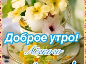 Открытки с добрым утром понедельника. Открытка с пожеланием