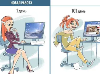 Первый день на новой работе. Поздравление на праздник