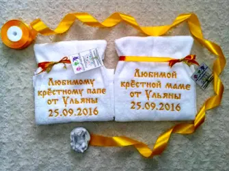 Подарки крестным родителям. Свадебная открытка