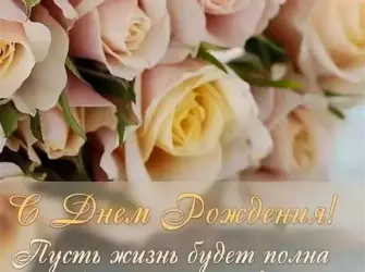 Поздравления с днём рождения. Открытка с поздравлением