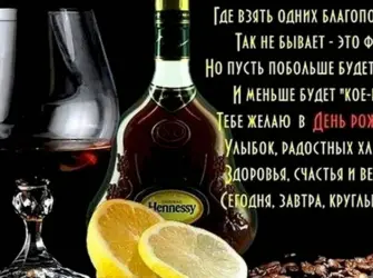 Поздравления с днём рождения мужчине. Открытка с поздравлением