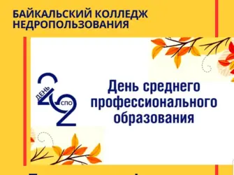 Поздравляю с днем среднего профессионального образования. Открытка с поздравлением