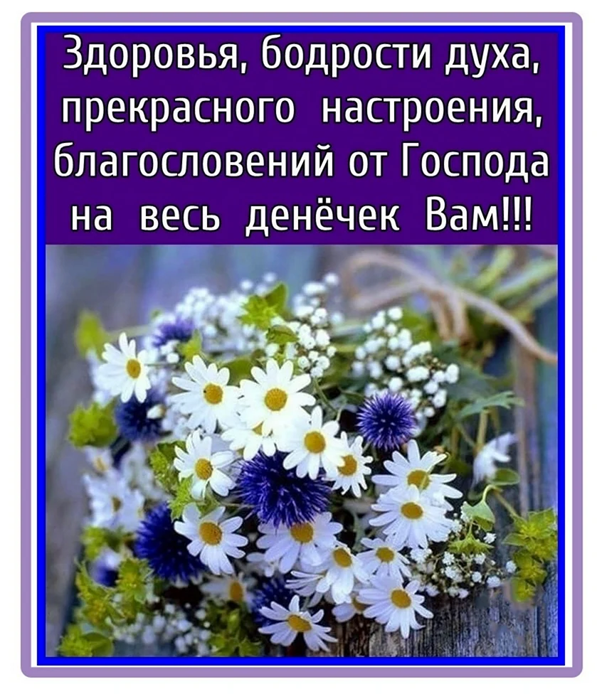 Пожелания здоровья и бодрости. Открытка с поздравлением