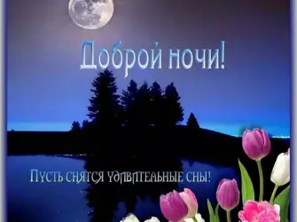 Православные пожелания спокойной ночи открытка