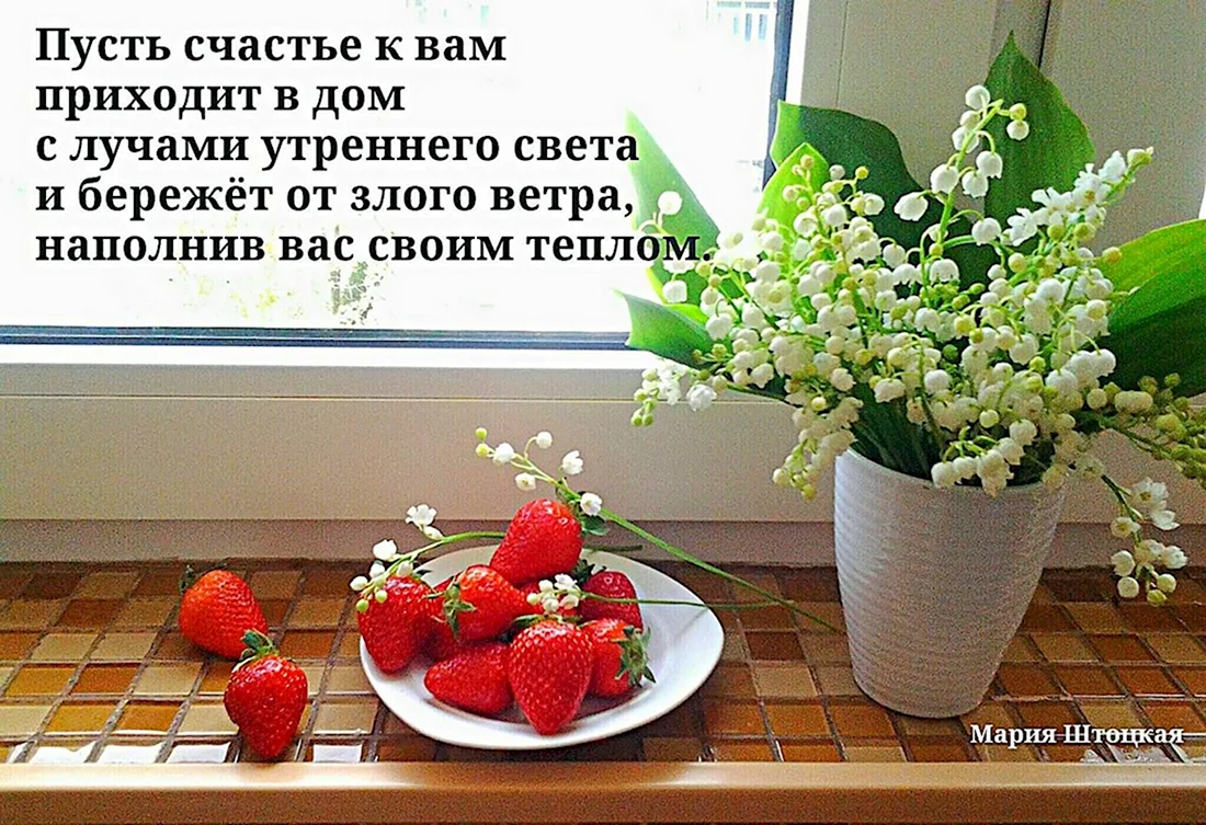 Пусть день дарит тепло и радость. Открытка с поздравлением