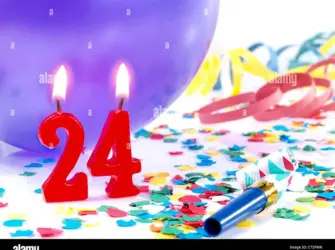 С 24 летием с днем рождения. Открытка с Днем рождения. Поздравление с Днем рождения