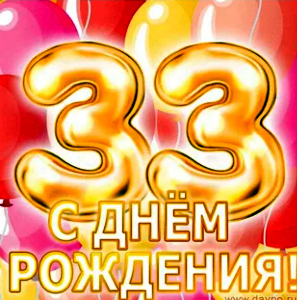 С днём рождения 30 лет. Открытка с поздравлением