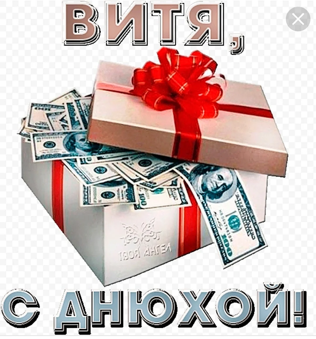 С днём рождения Виктор. Открытка с поздравлением