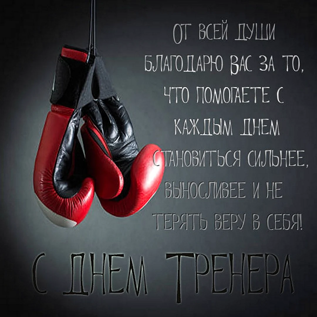 С днем тренера поздравления бокс. Поздравление на праздник