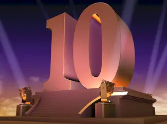 С юбилеем 10 лет. Открытка с поздравлением