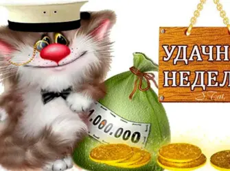 Удачной недели. Прикольная открытка
